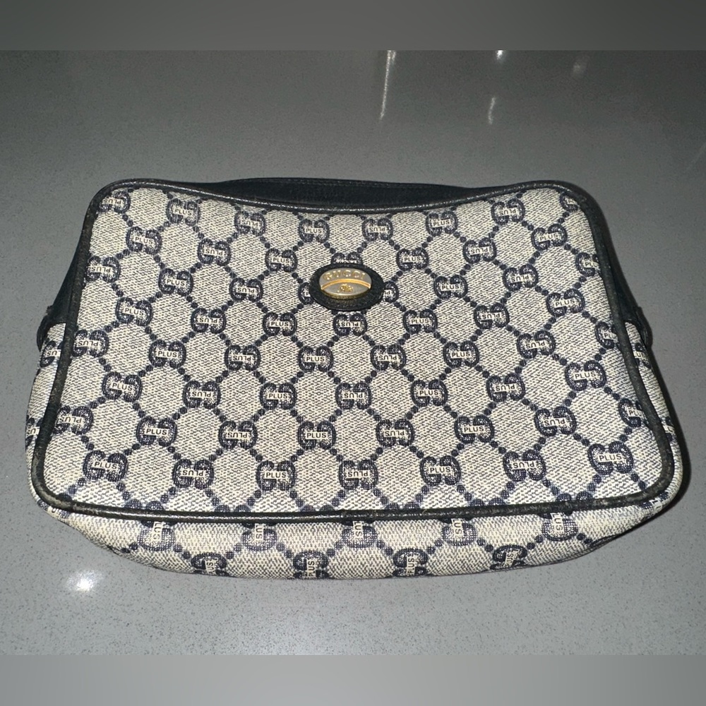 Gucci Plus Monogram Bag (Used). Serial# 5344